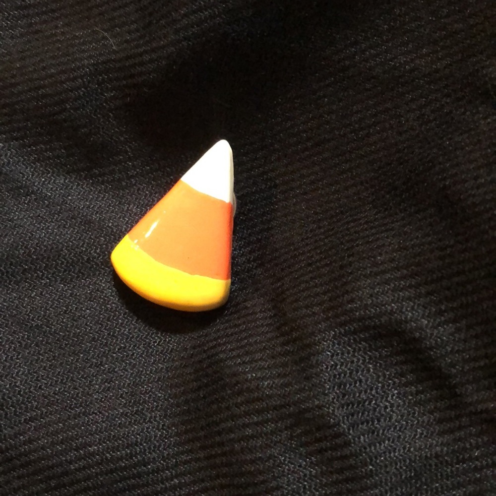 Vintage Halloween Candy Corn Tac Pin